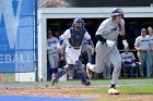 Baseball vs Emerson  Wheaton College Baseball vs Emerson College. - Photo By: KEITH NORDSTROM : Wheaton, Baseball